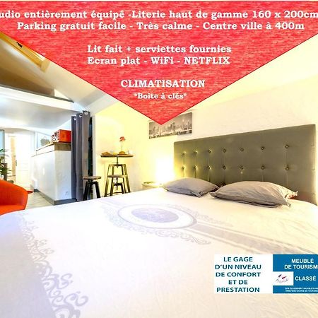 Studio Atypique Et Cosy, Classe "Gite De France" 5Min Centre, 15Min Gare, Lit Queen Size "Climatisation, Netflix Et Wifi, Parking, Lave Vaisselle, Boite A Cles Pour Arrivee Tardive - Gites La Tarine Albertville Eksteriør bilde